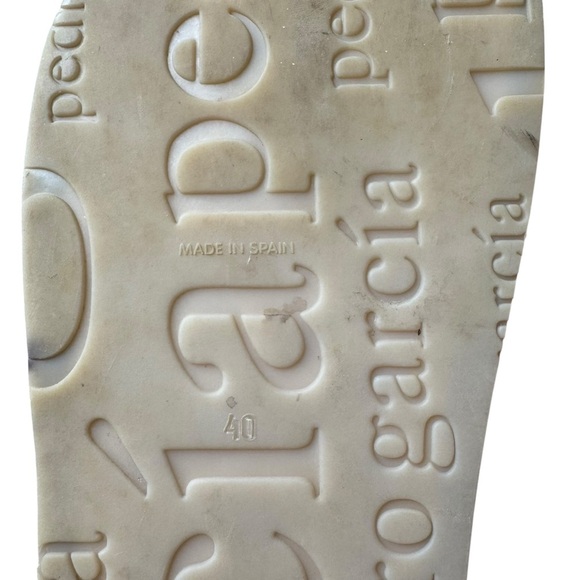 Pedro García -Suede Slide Brown Minimalist Design Sandals Sz 40 - Picture 7 of 9